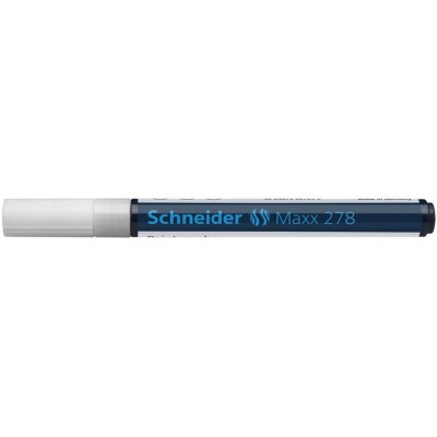 Lakkmarker, 0,8 mm, SCHNEIDER "Maxx 278", fehér