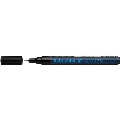 Lakkmarker, 0,8 mm, SCHNEIDER "Maxx 278", fekete