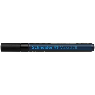 Lakkmarker, 0,8 mm, SCHNEIDER "Maxx 278", fekete