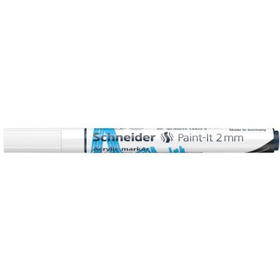 Dekormarker, akril, 2 mm, SCHNEIDER "Paint-It 310", fehér