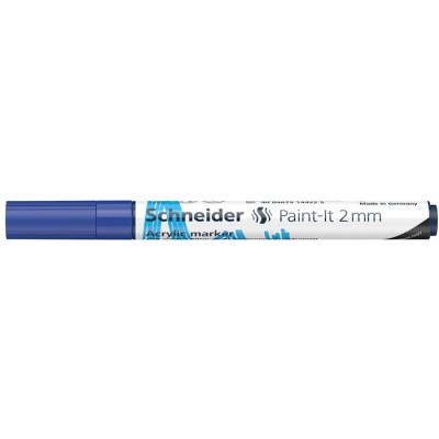 Dekormarker, akril, 2 mm, SCHNEIDER "Paint-It 310", kék