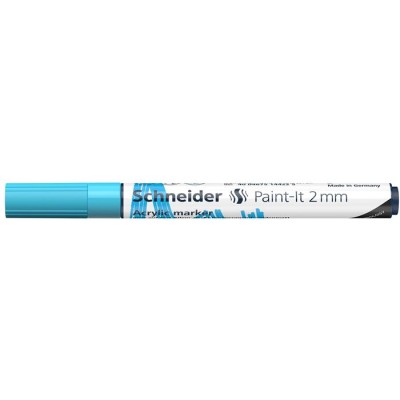 Dekormarker, akril, 2 mm, SCHNEIDER "Paint-It 310", pasztellkék