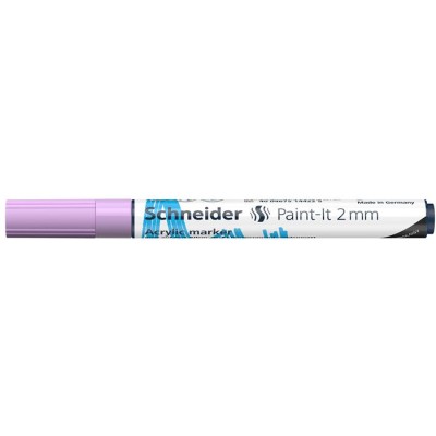 Dekormarker, akril, 2 mm, SCHNEIDER "Paint-It 310", pasztell-lila