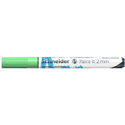 Dekormarker, akril, 2 mm, SCHNEIDER "Paint-It 310", pasztellzöld