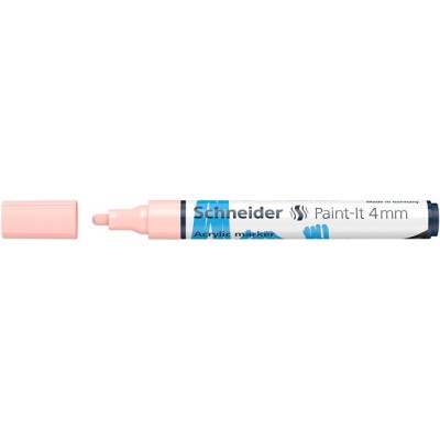 Dekormarker, akril, 4 mm, SCHNEIDER "Paint-It 320", barack