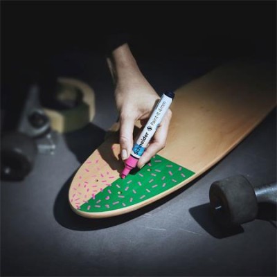 Dekormarker, akril, 4 mm, SCHNEIDER "Paint-It 320" , fekete