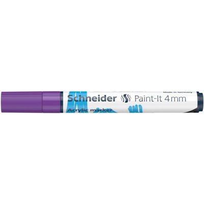 Dekormarker, akril, 4 mm, SCHNEIDER "Paint-It 320", lila