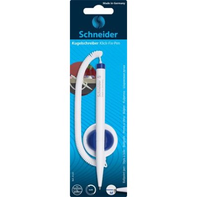 Ügyféltoll, SCHNEIDER "Klick-Fix Pen", fehér-kék