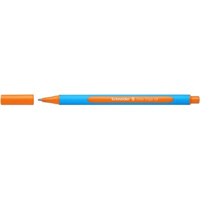 Golyóstoll, 0,7 mm, kupakos, SCHNEIDER "Slider Edge XB", narancssárga