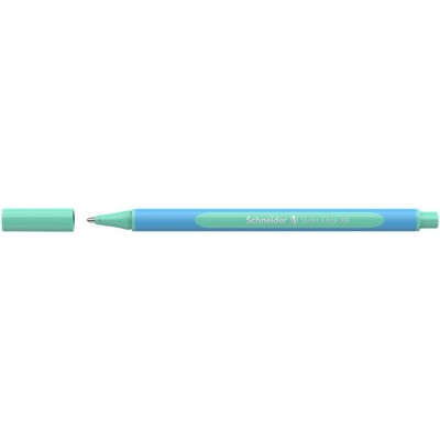 Golyóstoll, 0,7 mm, kupakos, SCHNEIDER "Slider Edge XB Pastel", menta