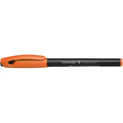 Tűfilc, 0,4 mm, SCHNEIDER "Topliner 967", narancssárga