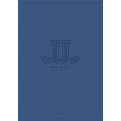 Füzet, tűzött, A4, kockás, 60 lap, SHKOLYARYK "University International", vegyes