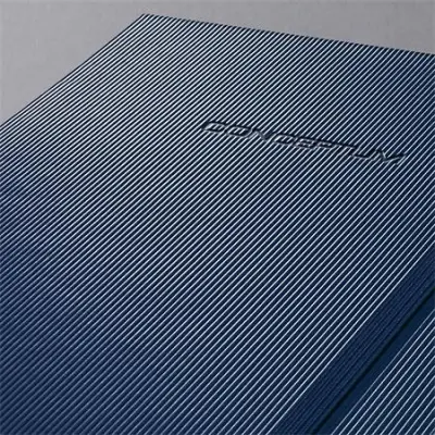 Jegyzetfüzet, exkluzív, A4, kockás, 97 lap, keményfedeles, SIGEL "Conceptum", éjkék