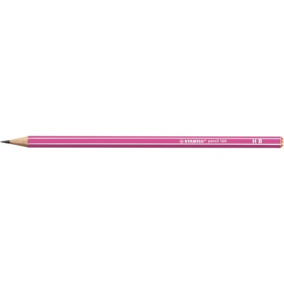 Grafitceruza, HB, hatszögletű, STABILO "Pencil 160", rózsaszín