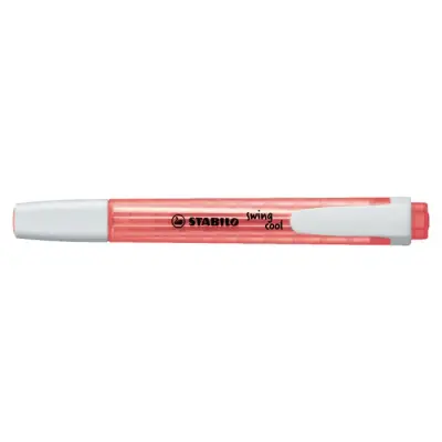 Szövegkiemelő, 1-4 mm, STABILO "Swing Cool", piros