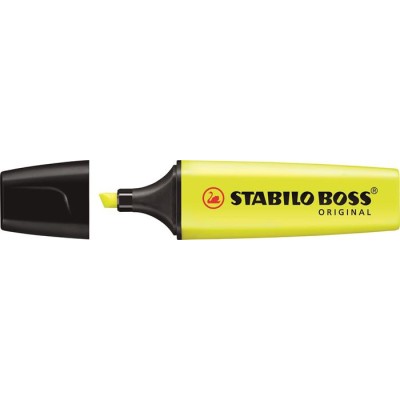 Szövegkiemelő, 2-5 mm, STABILO "BOSS original", sárga