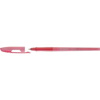 Golyóstoll, 0,35 mm, kupakos, STABILO "Re-Liner", piros