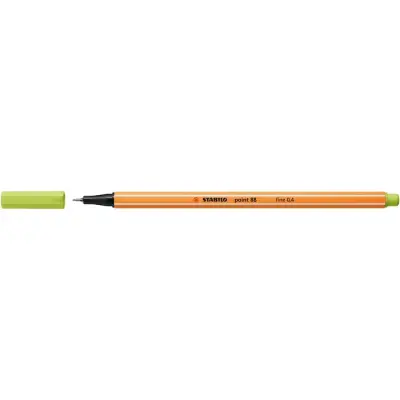 Tűfilc, 0,4 mm, STABILO "Point 88", lime zöld