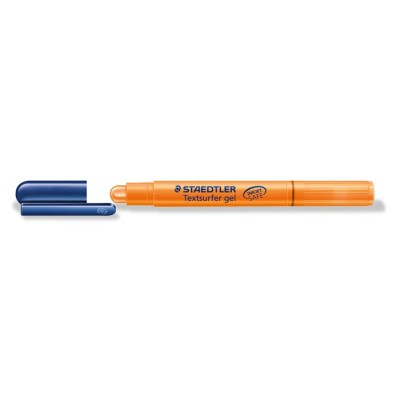 Szövegkiemelő, 3 mm, zselés, STAEDTLER "Textsurfer Gel 264", narancssárga