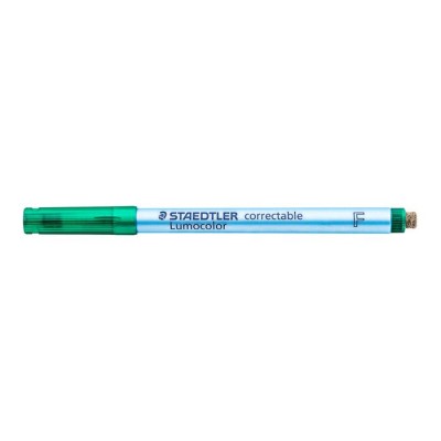 Alkoholmentes marker, OHP, 0,6 mm, STAEDTLER "Lumocolor® 305 F", zöld