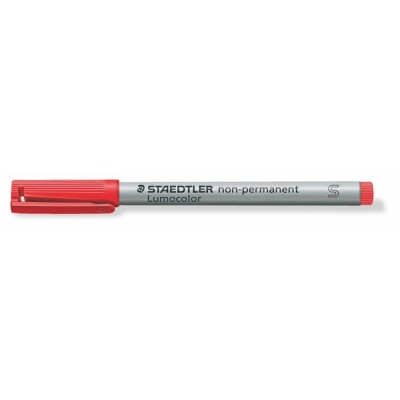 Alkoholmentes marker, OHP, 0,4 mm, STAEDTLER "Lumocolor® 311 S", piros