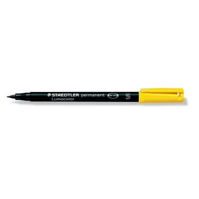 Alkoholos marker, OHP, 0,4 mm, STAEDTLER "Lumocolor® 313 S", sárga