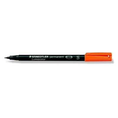 Alkoholos marker, OHP, 0,4 mm, STAEDTLER "Lumocolor® 313 S", narancssárga