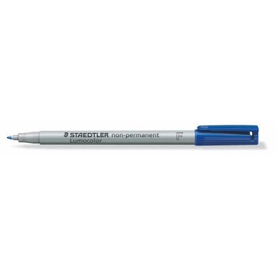 Alkoholmentes marker, OHP, 0,6 mm, STAEDTLER "Lumocolor® 316 F", kék