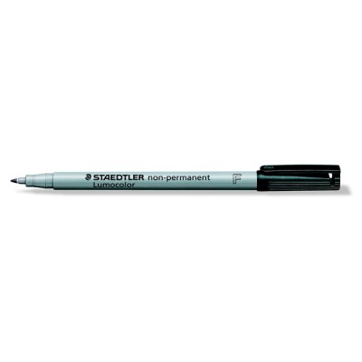 Alkoholmentes marker, OHP, 0,6 mm, STAEDTLER "Lumocolor® 316 F", fekete