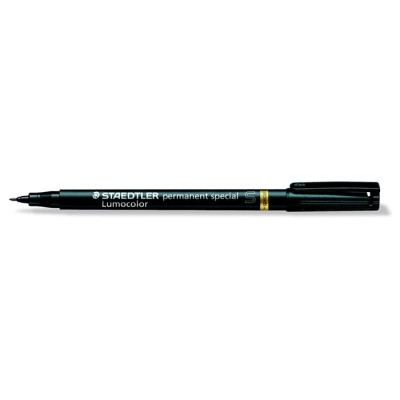 Alkoholos marker, 0,4 mm, STAEDTLER "Lumocolor® special 319 S", fekete