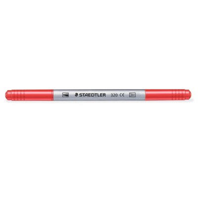 Filctoll készlet, 1-3 mm, kétvégű, kimosható, STAEDTLER "Noris® 320", 10 különböző szín