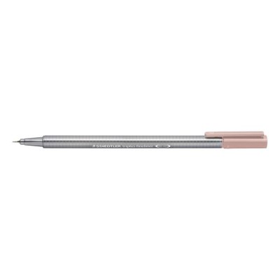 Tűfilc, 0,3 mm, STAEDTLER "Triplus 334",  antik rózsaszín