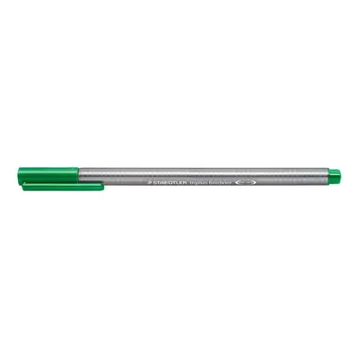 Tűfilc, 0,3 mm, STAEDTLER "Triplus 334", zöld