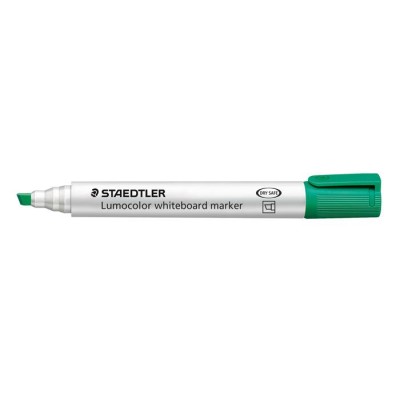 Táblamarker, 2-5 mm, vágott, STAEDTLER "Lumocolor® 351 B", zöld