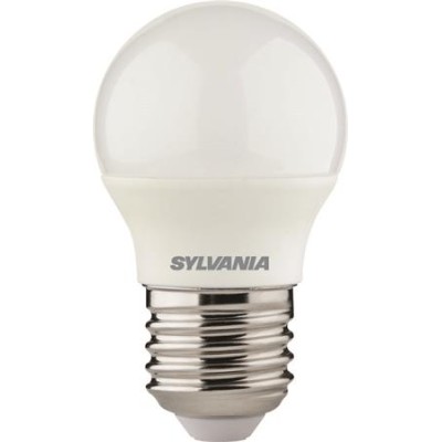 LED izzó, E27, kisgömb, 4,5W, 470lm, 2700K (MF), SYLVANIA "ToLEDo"