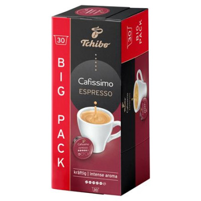 Kávékapszula, 30 db, TCHIBO "Cafissimo Espresso Intense"