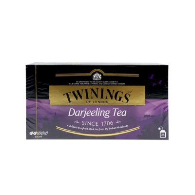 Fekete tea, 25x2 g, TWININGS "Darjeeling"