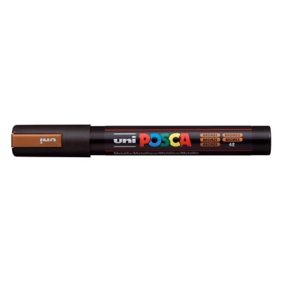 Dekormarker, 1,8-2,5 mm, UNI "Posca PC-5M", bronz