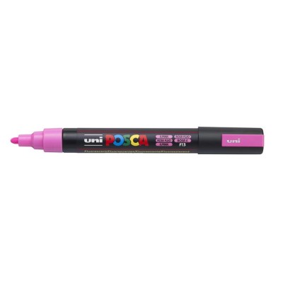 Dekormarker, 1,8-2,5 mm, UNI "Posca PC-5M", fluor rózsaszín