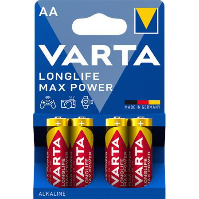 Elem, AA ceruza, 4 db, VARTA "Longlife Max Power"