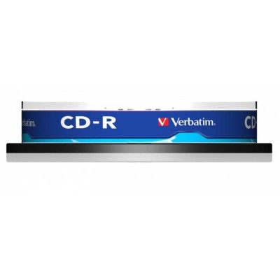 CD-R lemez, 700MB, 52x, 10 db, hengeren, VERBATIM "DataLife"