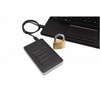 2,5" HDD (merevlemez), 2TB, USB 3.1, jelszavas titkosítás, VERBATIM "Secure Portable", fekete