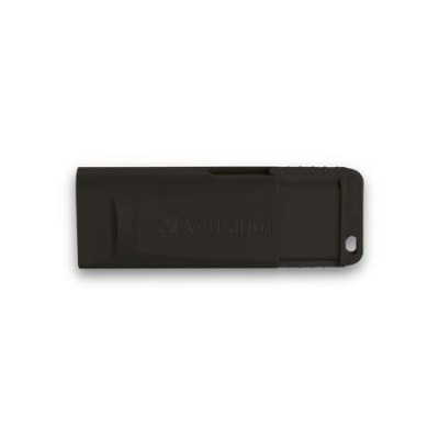 Pendrive, 128GB, USB 2.0, VERBATIM "Slider", fekete