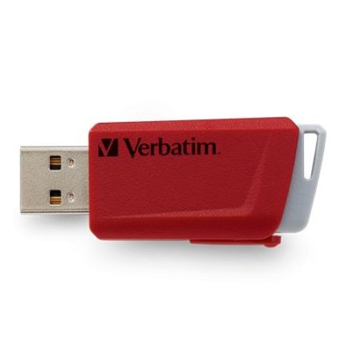 Pendrive, 3 x 16GB, USB 3.2, 80/25MB/sec, VERBATIM "Store n Click", piros, kék, sárga