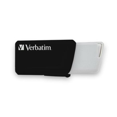 Pendrive, 32GB, USB 3.2, 80/25MB/sec, VERBATIM "Store n Click", fekete