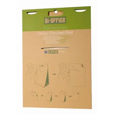 Asztali flipchart, öntapadó, 20 lap, 58,5x50 cm