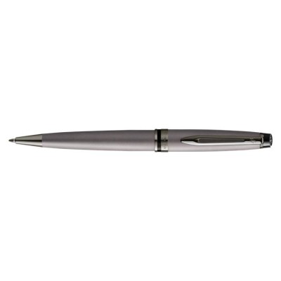 Golyóstoll, 0,7 mm, metál ezüst tolltest, ezüst klip, WATERMAN "Expert Special Edition", kék
