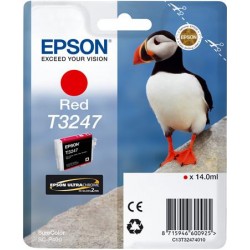 T3247 Tintapatron SureColor SC-P400 nyomtatóhoz, EPSON piros, 14ml