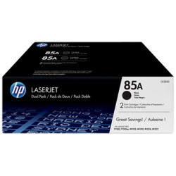 CE285AD Lézertoner LaserJet P1102 nyomtatóhoz, HP CE285AD fekete, 2*1,6k