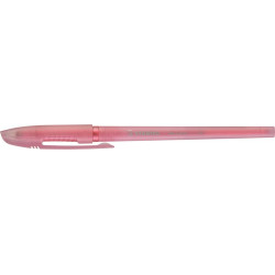 Golyóstoll, 0,35 mm, kupakos, STABILO "Re-Liner", rózsaszín